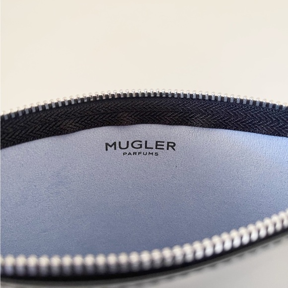 Mugler Perfume Bag Cosmetic Case Make Up Travel Luxury Black New - Picture 6 of 10